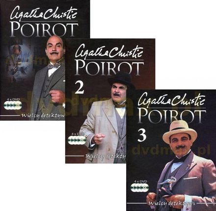 Poirot sezon 1+2+3 Pakiet [12DVD]