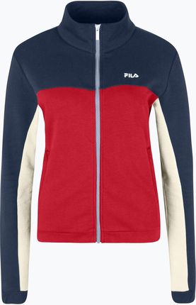 Fila Bluza Damska Bruckberg Track Black Iris True Red Antique White