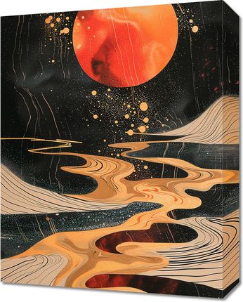 Zakito Posters Obraz 40X50Cm Planetarny Taniec