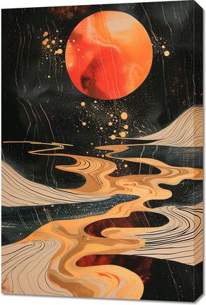 Zakito Posters Obraz 60X90Cm Planetarny Taniec