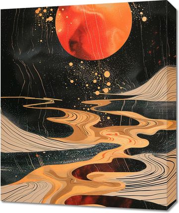 Zakito Posters Obraz 50X60Cm Planetarny Taniec