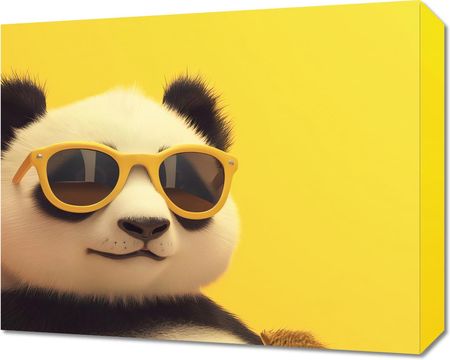 Zakito Posters Obraz 50X40Cm Panda W Wakacyjnym Nastroju