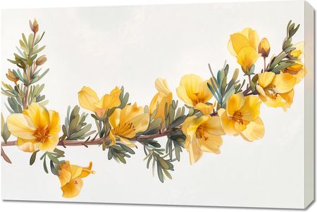 Zakito Posters Obraz 90X60Cm Żółte Kwiaty