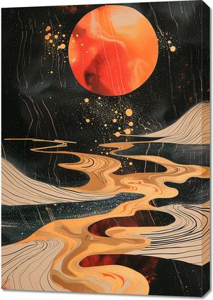Zakito Posters Obraz 70X100Cm Planetarny Taniec