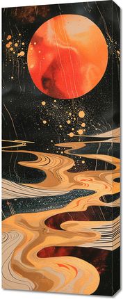 Zakito Posters Obraz 40X100Cm Planetarny Taniec