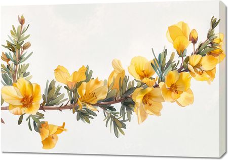 Zakito Posters Obraz 100X70Cm Żółte Kwiaty