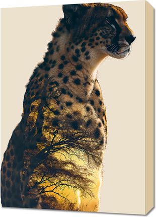 Zakito Posters Obraz 50X70Cm Gepard Duch Sawanny