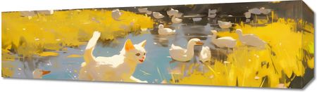 Zakito Posters Obraz 70X20Cm Słońce Na Wsi