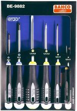 Zdjęcie Bahco Zestaw wkrętaków Ergo, 6 elementów, do śrub prostych i Pozidriv BE-9882 - Gniewkowo