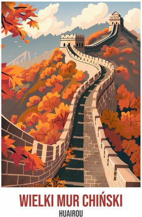 Zakito Posters Plakat 29,7X42Cm Wielki Mur Chiński
