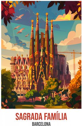 Zakito Posters Plakat 68X98Cm Sagrada Família