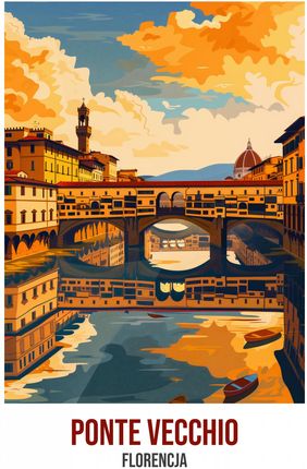 Zakito Posters Plakat 60X80Cm Ponte Vecchio