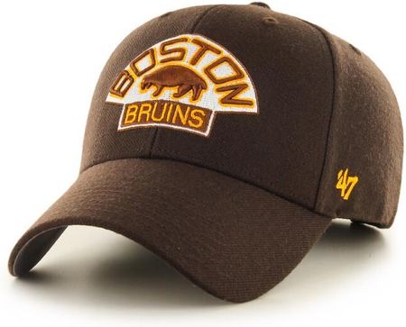 Męska Czapka Z Daszkiem 47 Brand Nhl Boston Bruins Vintage ’47 Mvp Brown