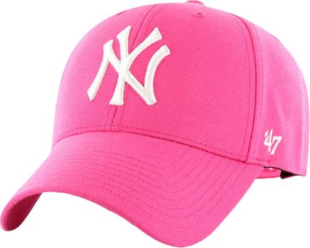 Czapka z daszkiem bejsbolówka New York Yankees Magenta 47 różowa B-MVPSP17WBP-MA