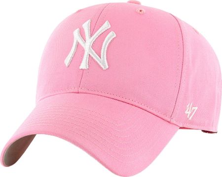 Czapka z daszkiem bejsbolówka dla dzieci New York Yankees Raised Basic 47 różowa B-RAC17CTP-RSA_KIDS