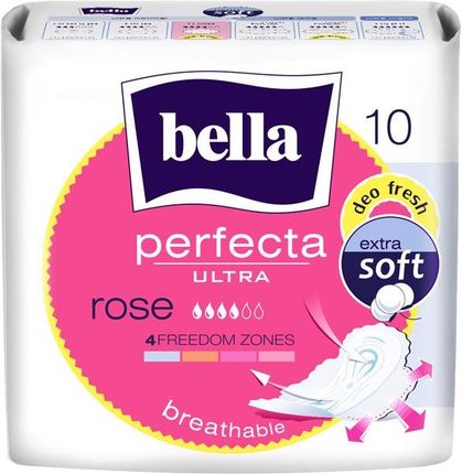 TzMO Podpaski Bella Perfecta Ultra Rose 10 sztuk