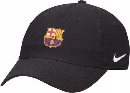 NIKE FCB BARCELONA czapka z daszkiem czarny rozmiar M/L