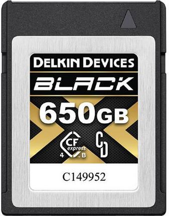 Delkin CFexpress BLACK R3530/W3250 (4.0) 650GB