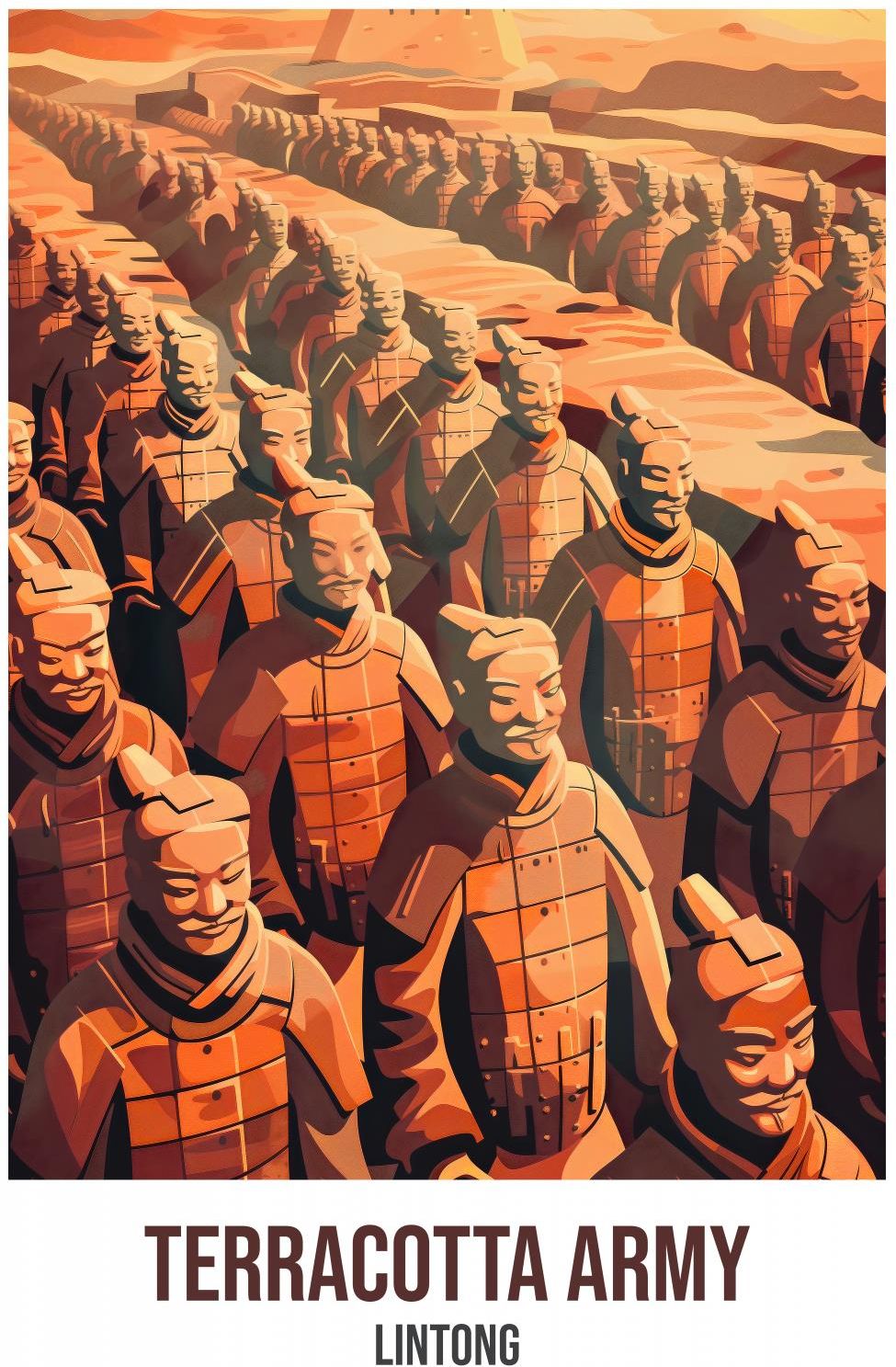 Zakito Posters Plakat 42X59,4Cm Terracotta Army Lintong - Opinie i ...