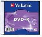 Verbatim DVD+R 4.7GB 16x Slim MATT SILVER