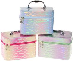 Zdjęcie Adar Kuferek M Walizka Z Lusterkiem Na Zamek 21x14x13cm - Świebodzin