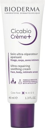 BIODERMA Cicabio Crème+ Ultra-Repairing Soothing Cream regenerująco-kojący krem wspomagający proces gojenia 40ml
