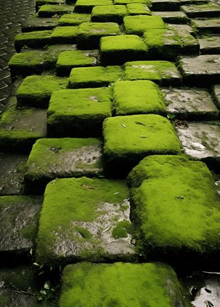 Zakito Posters Plakat 39,5X55Cm Zielona Mozaika