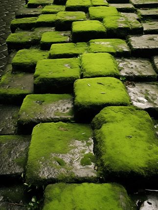 Zakito Posters Plakat 15X20Cm Zielona Mozaika