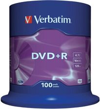 Verbatim DVD+R 4.7GB 16x 100szt