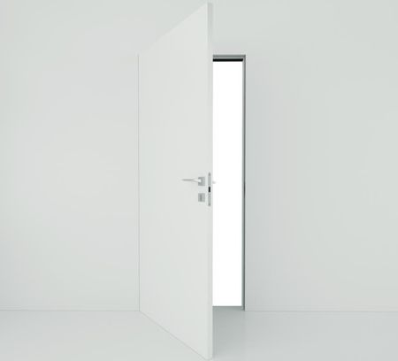 Leon Drzwi Ukryte Białe + Ościeżnica Sara Lewe 80cm
