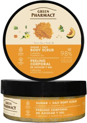 Peeling cukrowy do ciała, kurkuma i olejek dyniowy