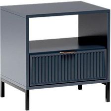 Zdjęcie Jarstol Szafka Nocna Stojąca Glamour Z Szufladą Linkastyles 54x54cm Indygo (112132836810) - Strzegom
