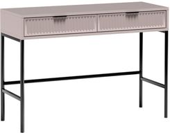 Zdjęcie Jarstol Konsola/Toaletka Glamour Z Dwoma Szufladami Linkastyles 110x78cm Kaszmir - Muszyna