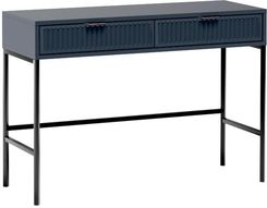 Zdjęcie Jarstol Konsola/Toaletka Glamour Z Dwoma Szufladami Linkastyles 110x78cm Indygo - Siedlce