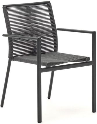 La Forma Krzesło Ogrodowe Culip Grafitowe Aluminium 84X50X60 J0600019Nn02 