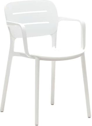 La Forma Krzesło Ogrodowe Morella Białe 53X53X79 Cc6108S05 