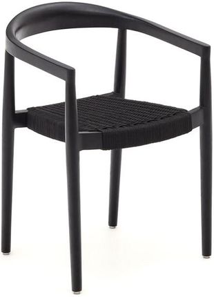 La Forma Krzesło Ydalia Czarny Lite Drewno Lina 76X54X50 J0600076Jj01 