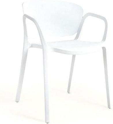 La Forma Krzesło Ogrodowe Ania Biały 76X60X55 Cc6094S05 