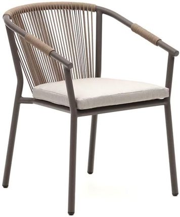 La Forma Krzesło Ogrodowe Xelida Brązowy Aluminium Lina 79X59X63 J0600034Rr10 
