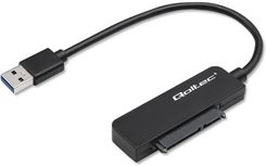 Zdjęcie Adapter SATA przejściówka na dysk SSD HDD 2.5" Qoltec USB 3.0 Super speed 5Gb/s 2TB 19cm - Koszyce