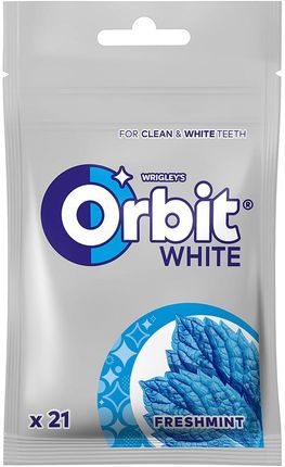 Orbit Guma Do Żucia White Freshmint Torebka 21 Drażetek