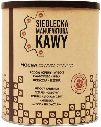 Siedlecka Manufaktura Kawy Mielona Smk Mieszanka Mocna 250g