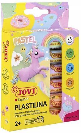 Jovi Plastelina Pastelowa 6 Kolorów Po 15G
