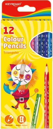 Keyroad Kredki Ołówkowe Color Pencil 12 Kolorów