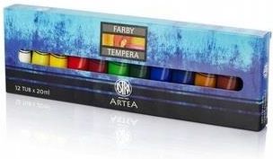 Astra Farby Tempera 12 Kolorów 20Ml