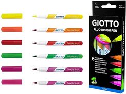Zdjęcie Pisaki Giotto Turbo Soft Brush Fluo 6Szt. - Gliwice