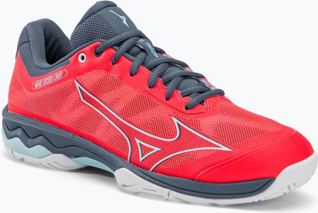 Mizuno Buty Do Tenisa Damskie Wave Exceed Light Ac Fierry Coral 2 White China Blue 61Ga221958