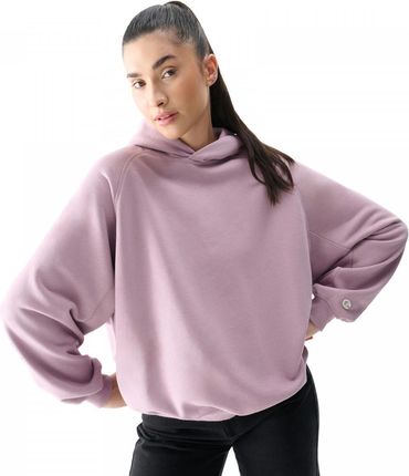 Damska bluza dresowa nierozpinana z kapturem Champion Hooded Sweatshirt - różowa