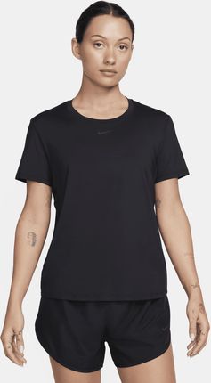 Damska koszulka z krótkim rękawem Dri-FIT Nike One Classic - Czerń
