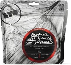 Zdjęcie Lyo Expedition Danie 214 Farfalle Ze Szpinakiem I Gorgonzolą 94g - Zgorzelec